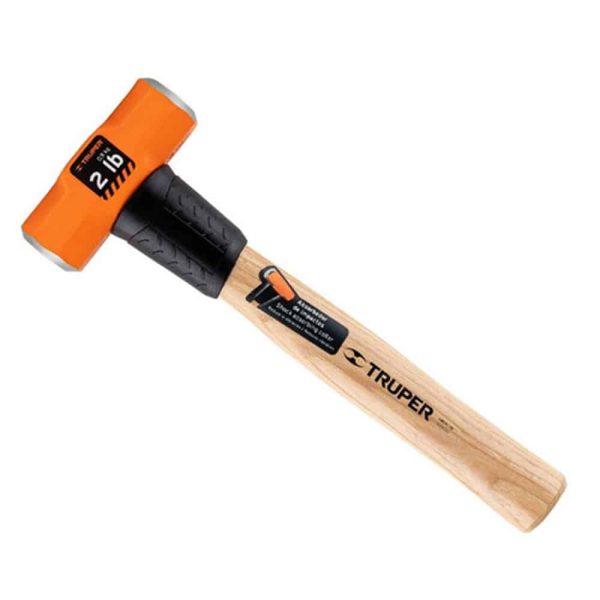 TRUPER COMBA OCTAGONAL, MANGO DE MADERA 12" 2LB-16506