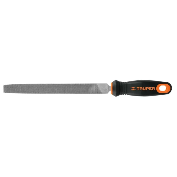 TRUPER LIMA PLANA, BASTARDA CON MANGO COMFORT GRIP, LARGO 8"-15311